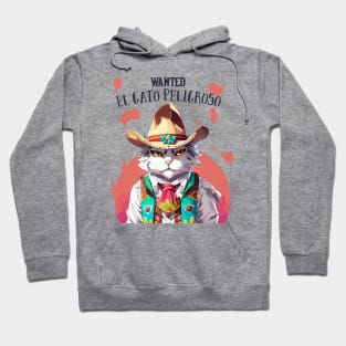 el gato peligroso Hoodie